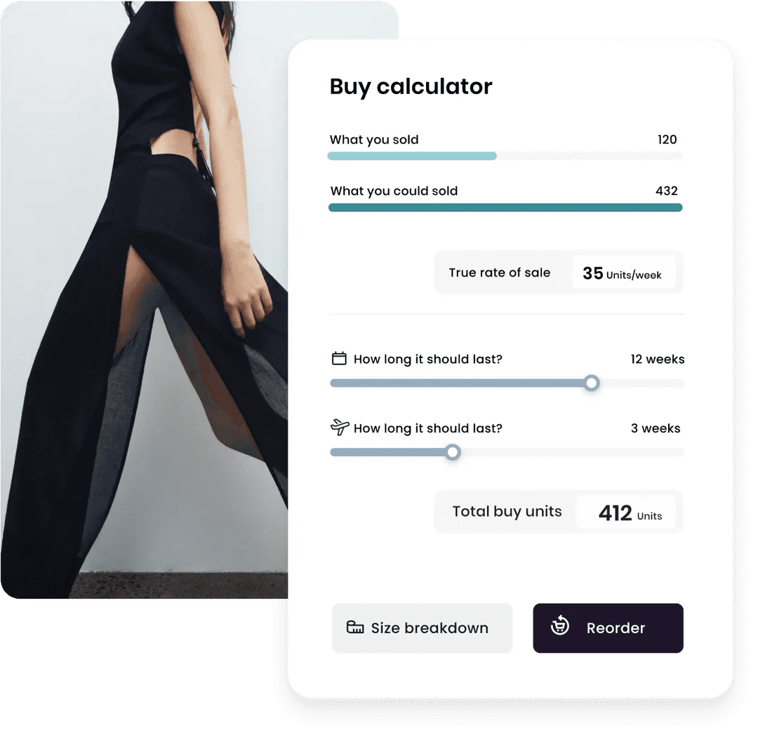 Buy Calculator interface