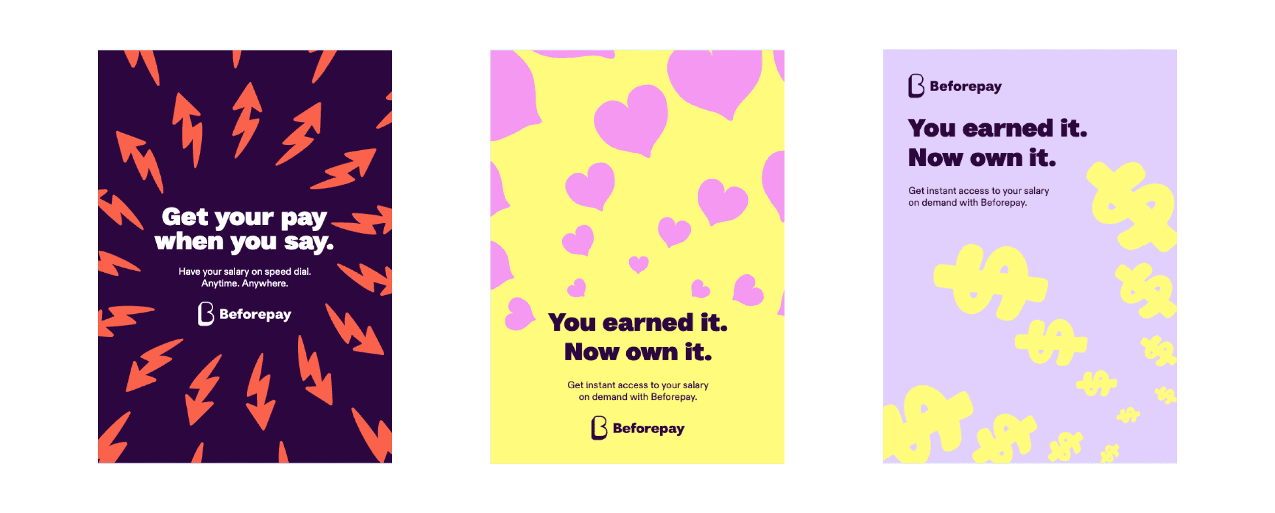 Beforepay brand identity samples